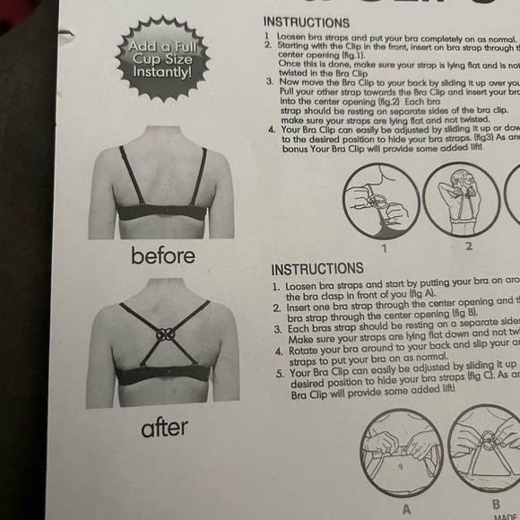 8 Pack Bra Strap Clips Back Anti-Slip Bra Straps Holder Buckles Control Asst. - Picture 9 of 10